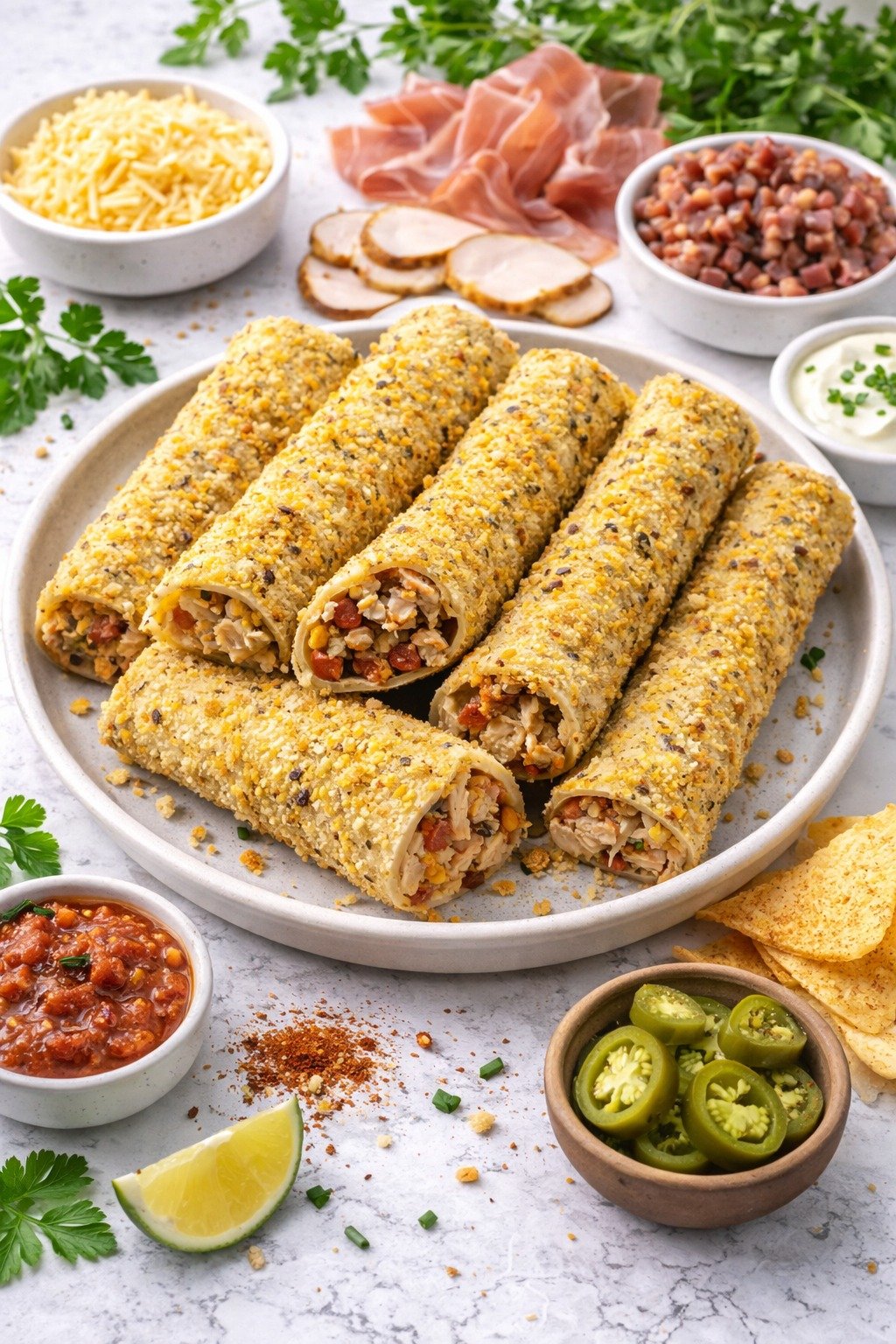 Cigares Poulet Fromage Blanc