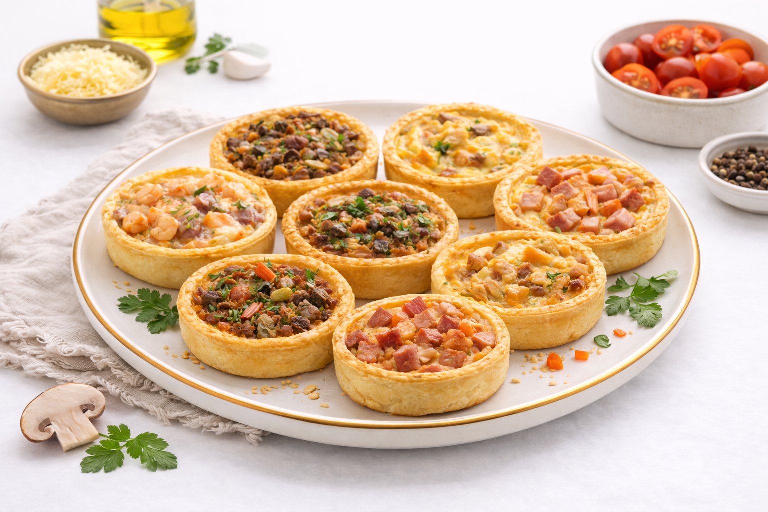 Quiches Gourmandes